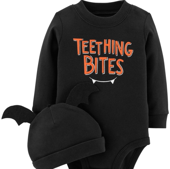 Carter's Other - Carter's 2-Piece Halloween Bodysuit & Cap Set